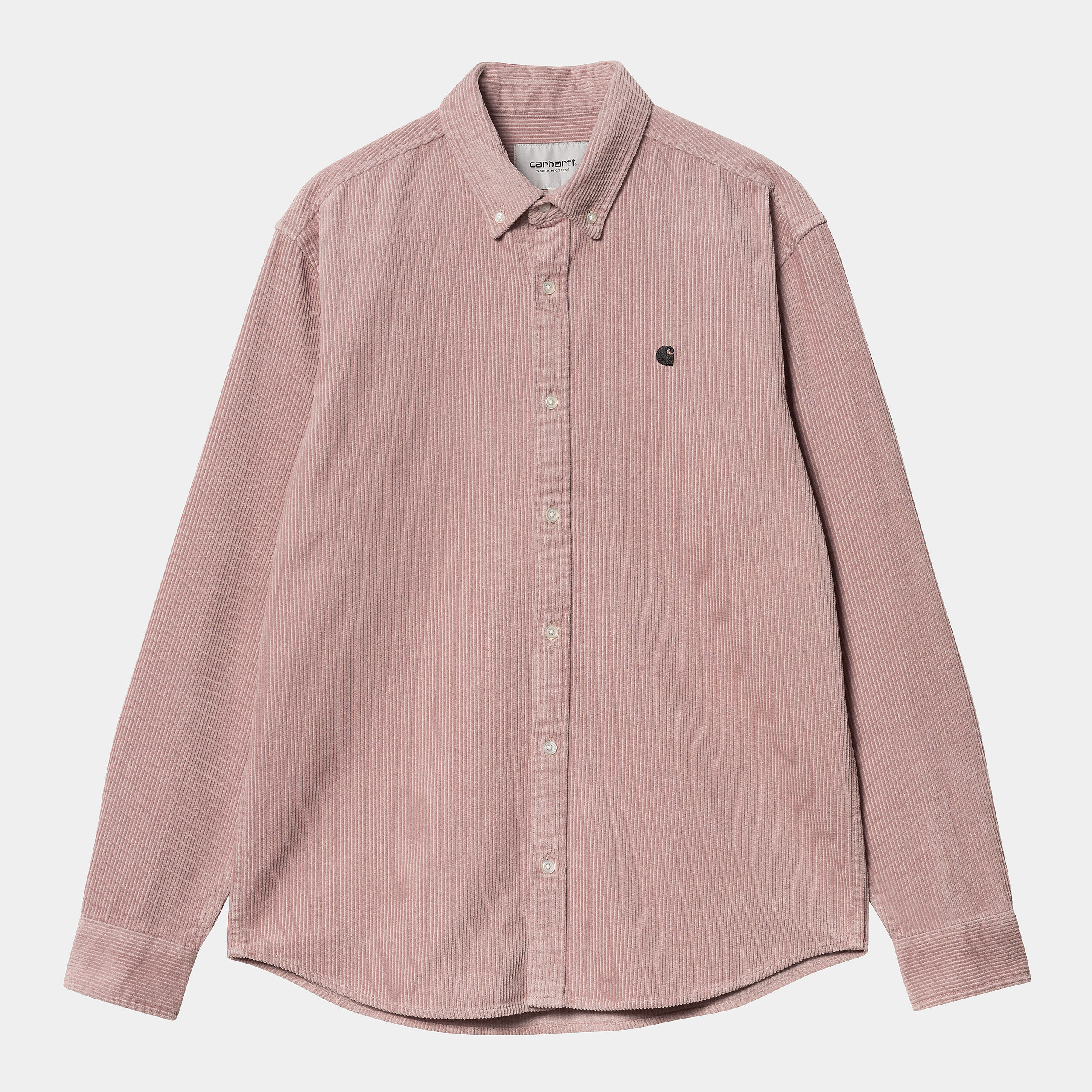 Carhartt WIP LS Madison Cord Shirt Glassy Pink