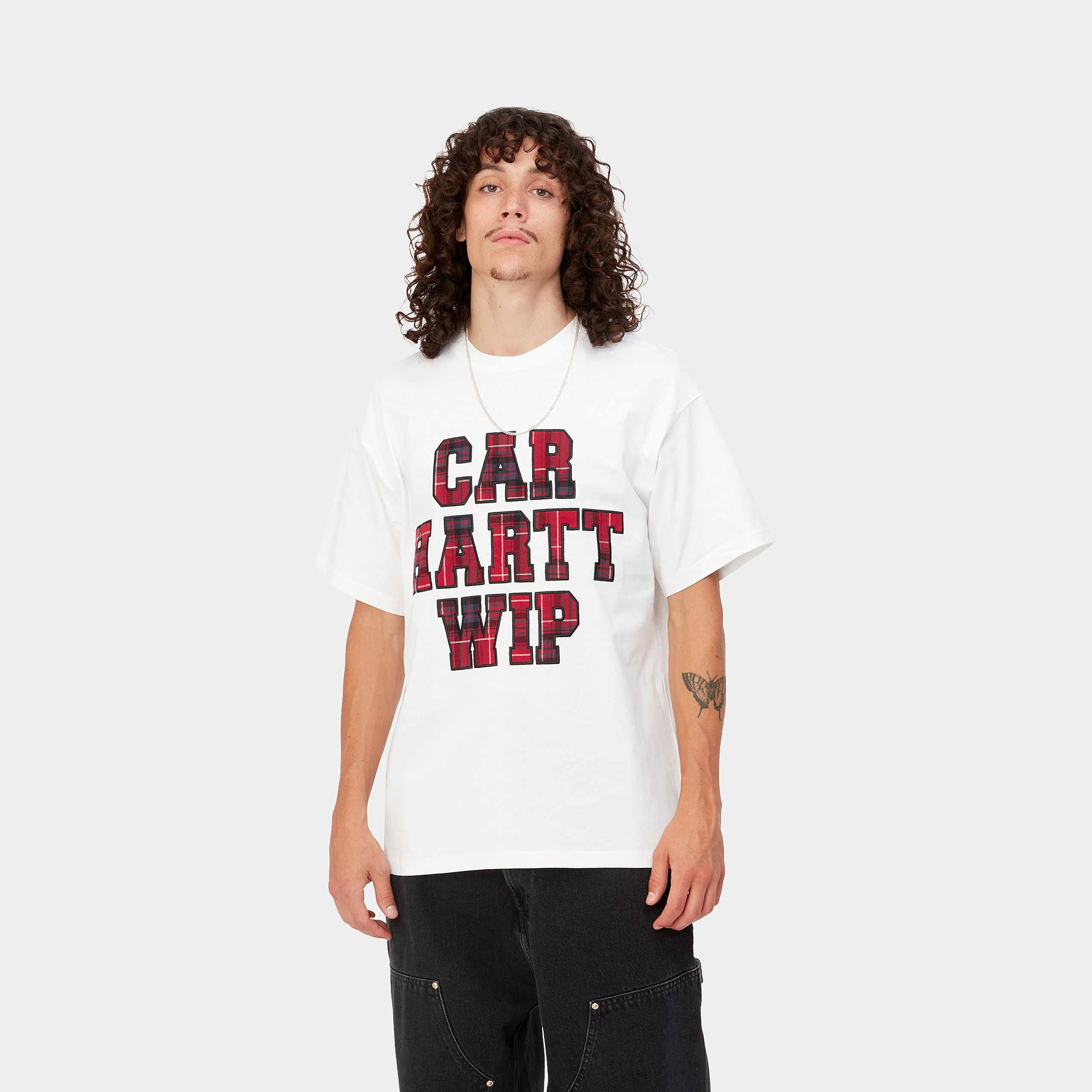 Carhartt WIP SS Mountain College T-Shirt White