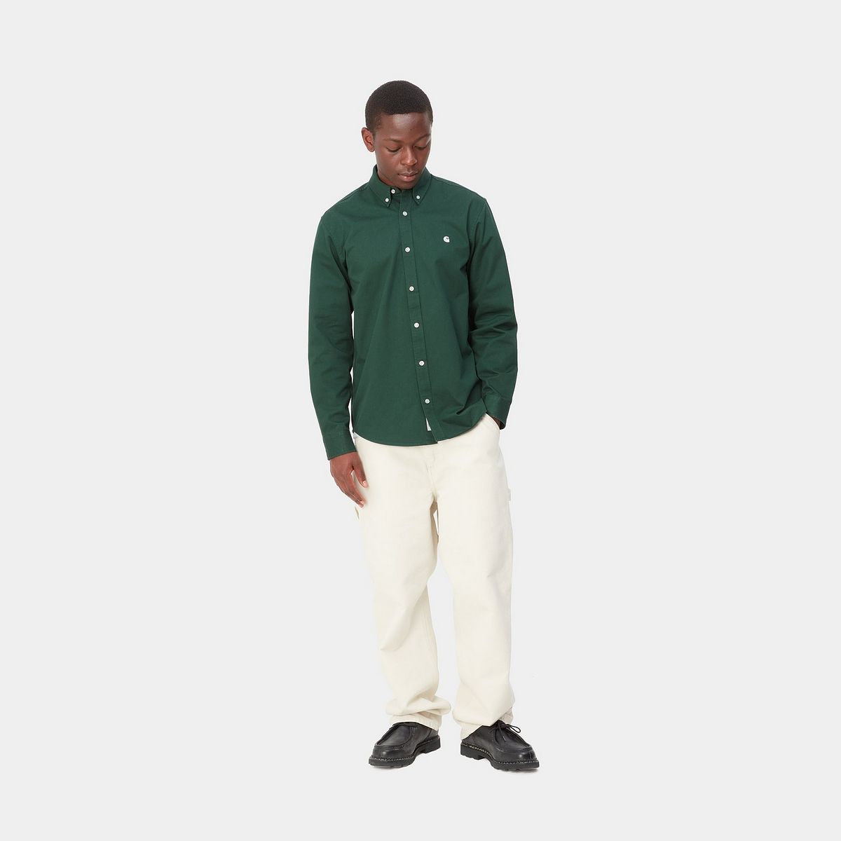 Carhartt WIP L/S Madison Shirt Discovery Green