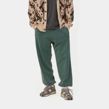 Carhartt WIP Duster Sweat Pant Discovery Green Garment Dyed