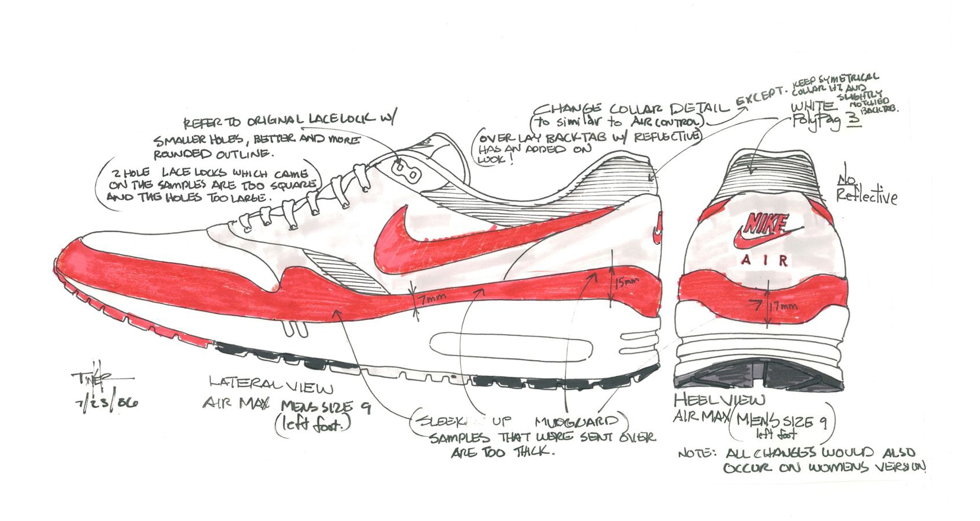 Nike Air Max 1 Design Sketch