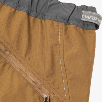 And Wander Straight-Leg Mesh-Trimmed Ripstop Shorts Brown