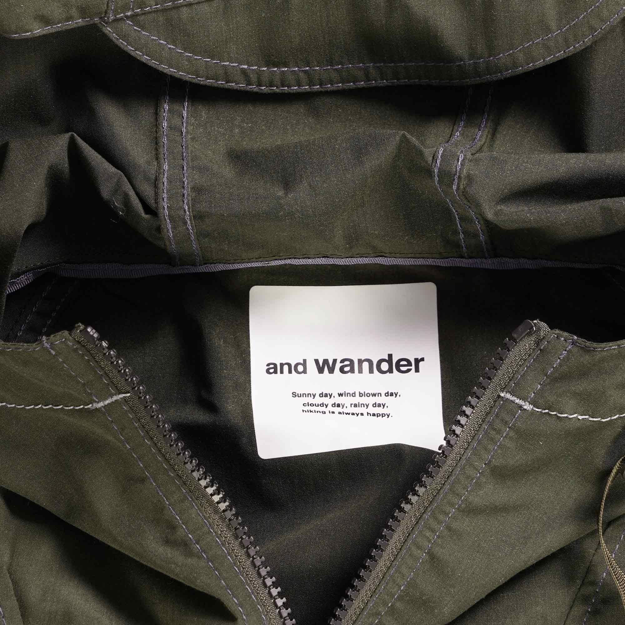 And Wander Kevlar Hooded Jacket Green
