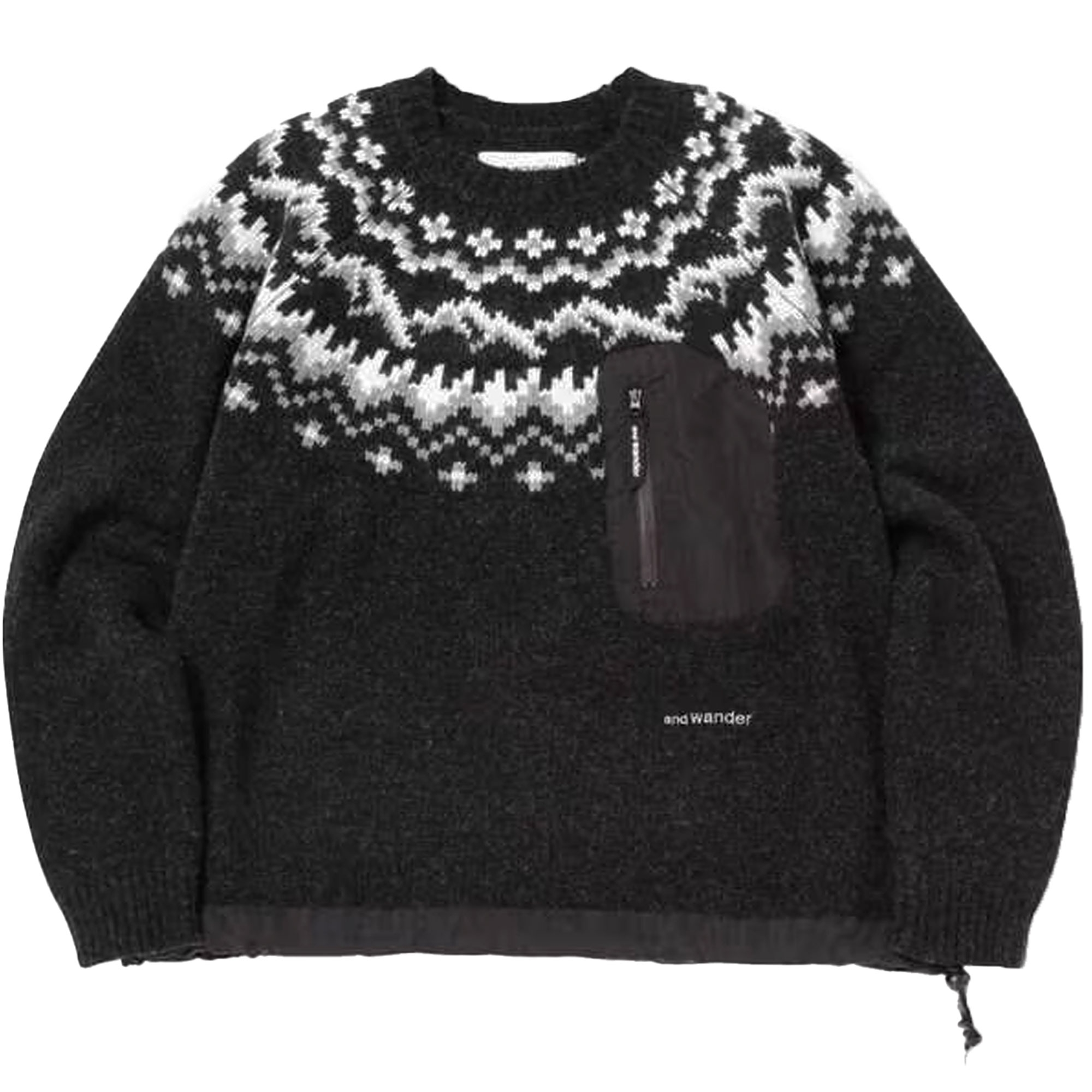 And Wander Lopi Knit Sweater Black
