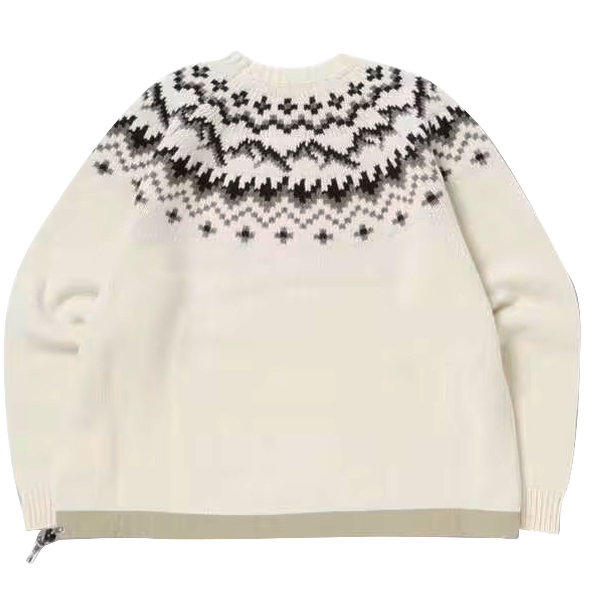And Wander Lopi Knit Sweater Off White