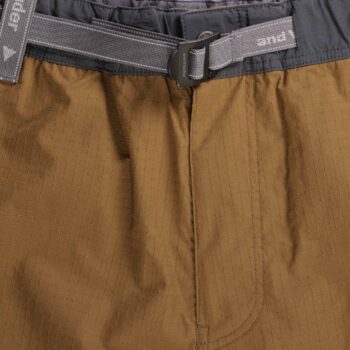 And Wander Straight-Leg Mesh-Trimmed Ripstop Shorts Brown