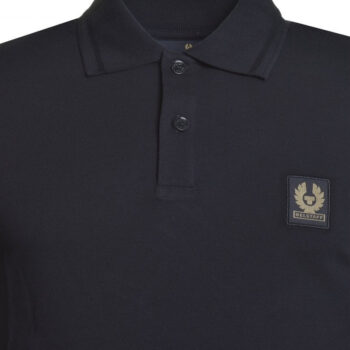 Belstaff Short Sleeve Polo Shirt Black