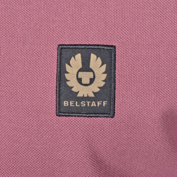 Belstaff Short Sleeve Polo Shirt Mulberry