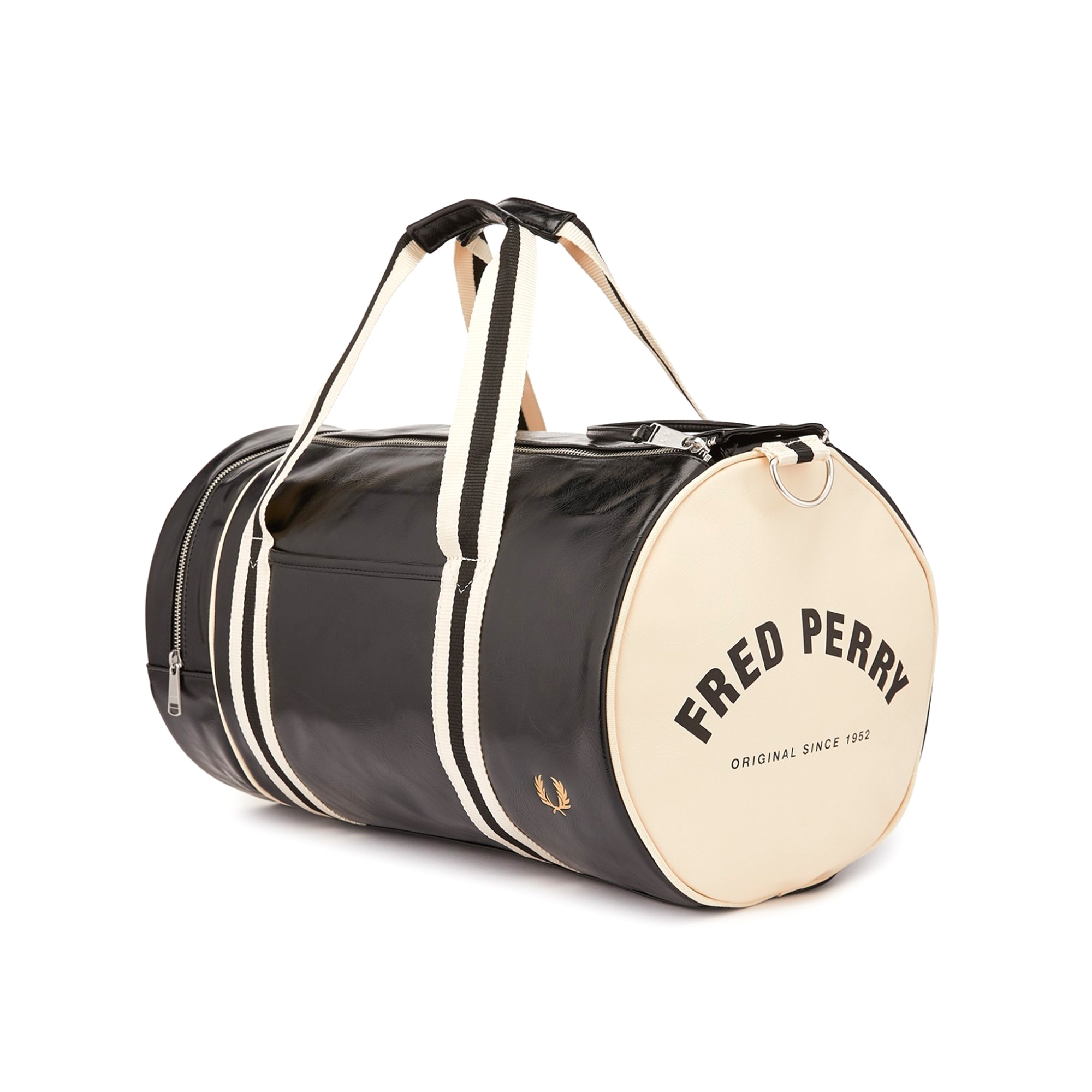 Fred Perry Classic Barrel Bag Black