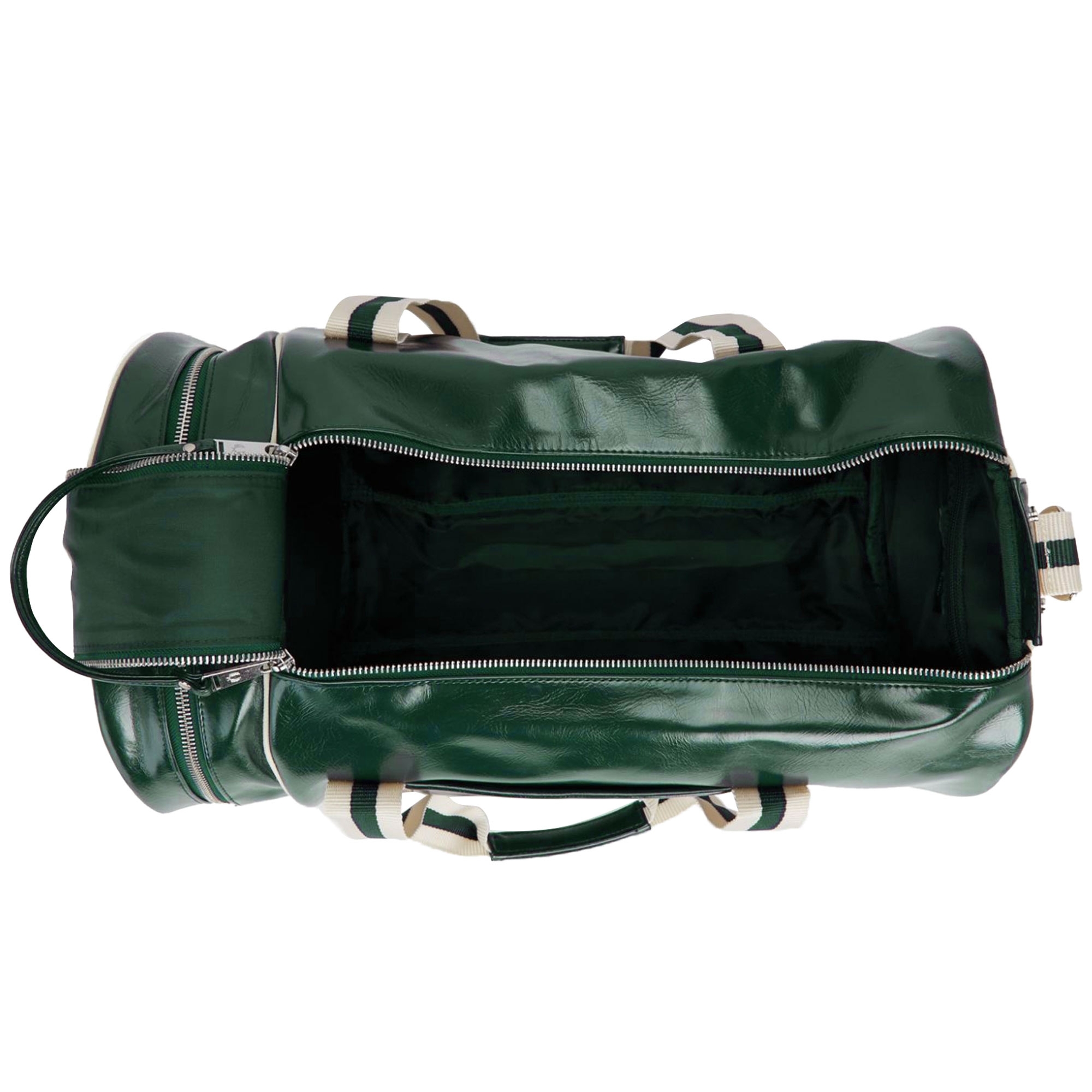 Fred Perry Classic Barrel Bag Tartan Green