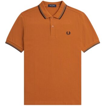 Fred Perry M3600 Twin Tipped Polo Shirt Nut Flake