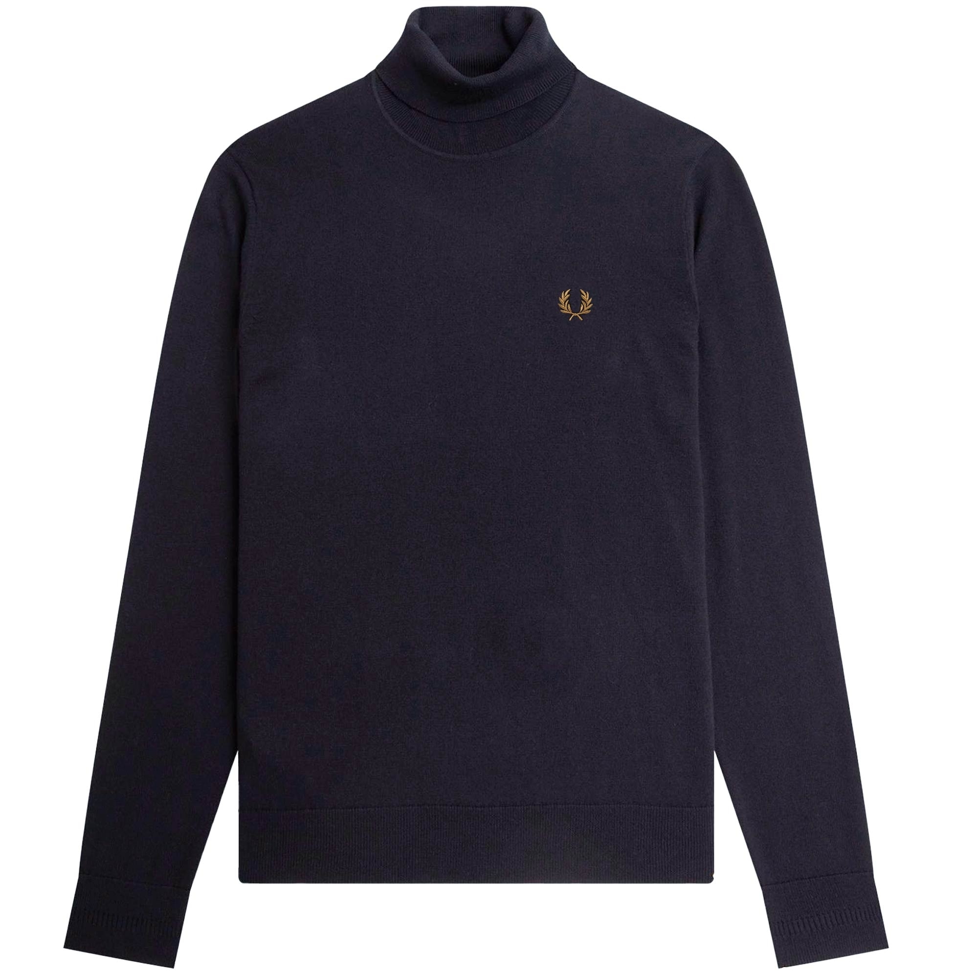 Fred Perry Roll Neck Jumper Navy