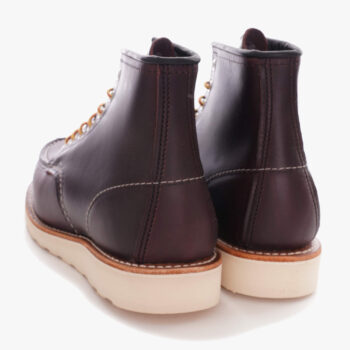 RED WING CLASSIC MOC TOE BOOT BLACK CHERRY