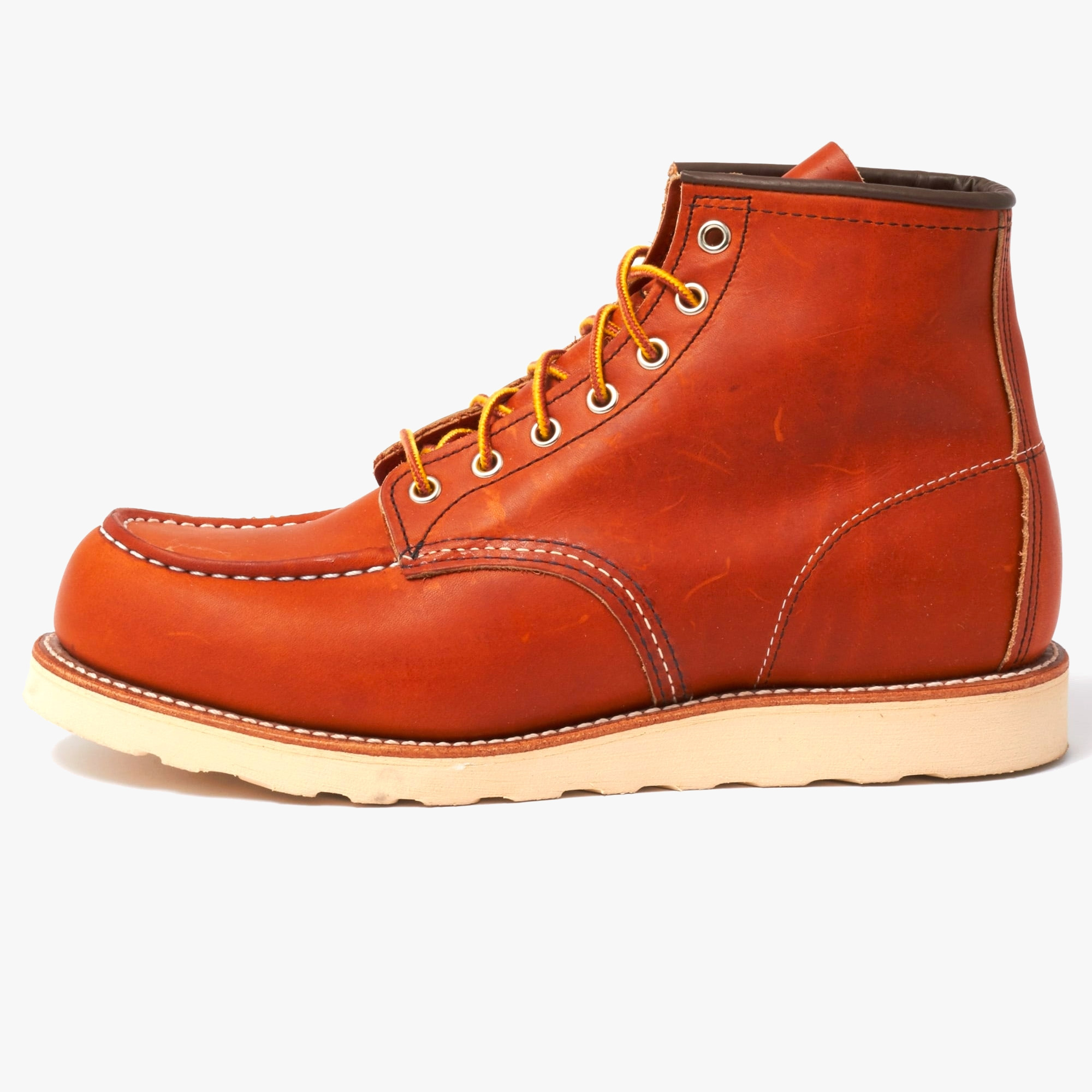RED WING MOC TOE LEATHER BOOT 875 ORO