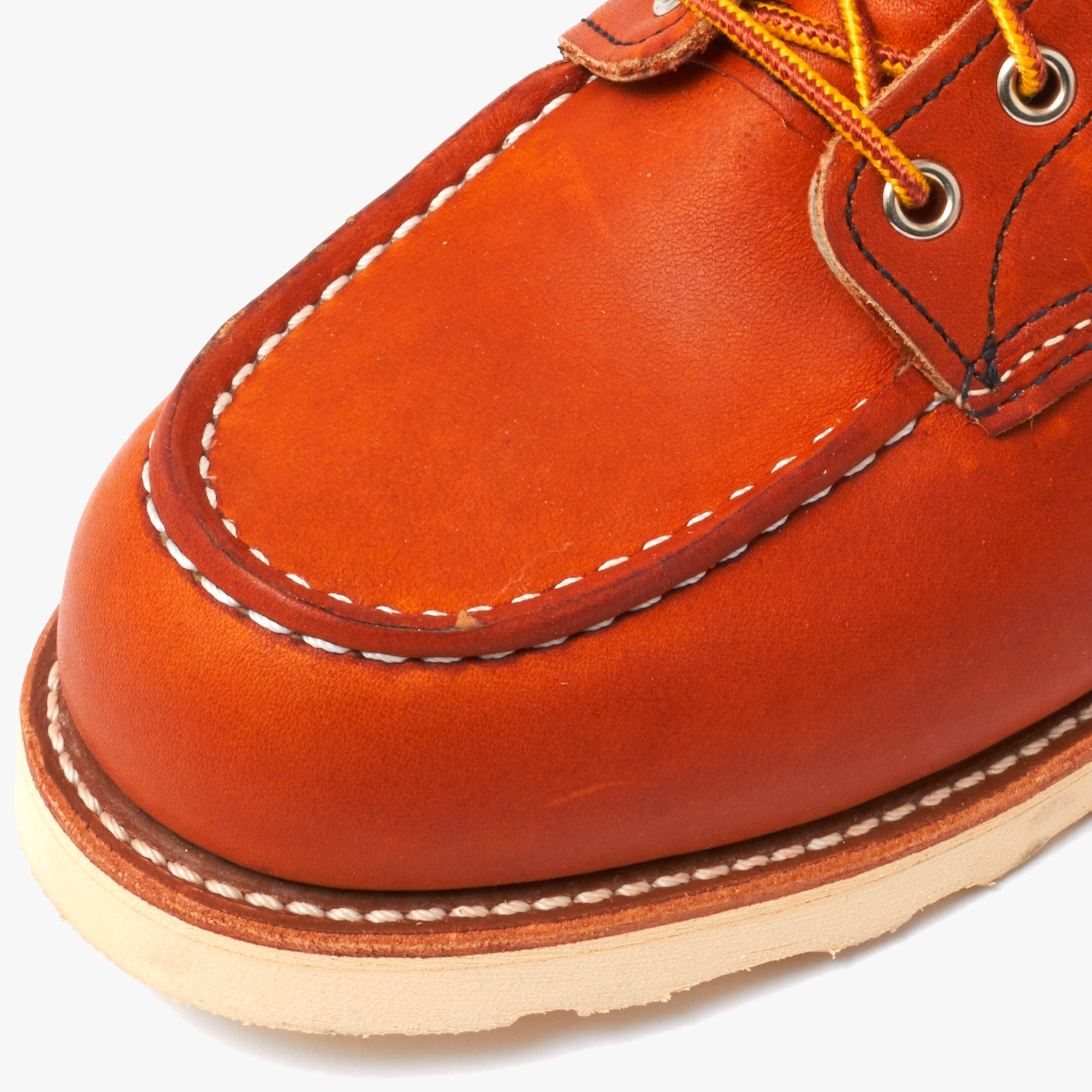 RED WING MOC TOE LEATHER BOOT 875 ORO
