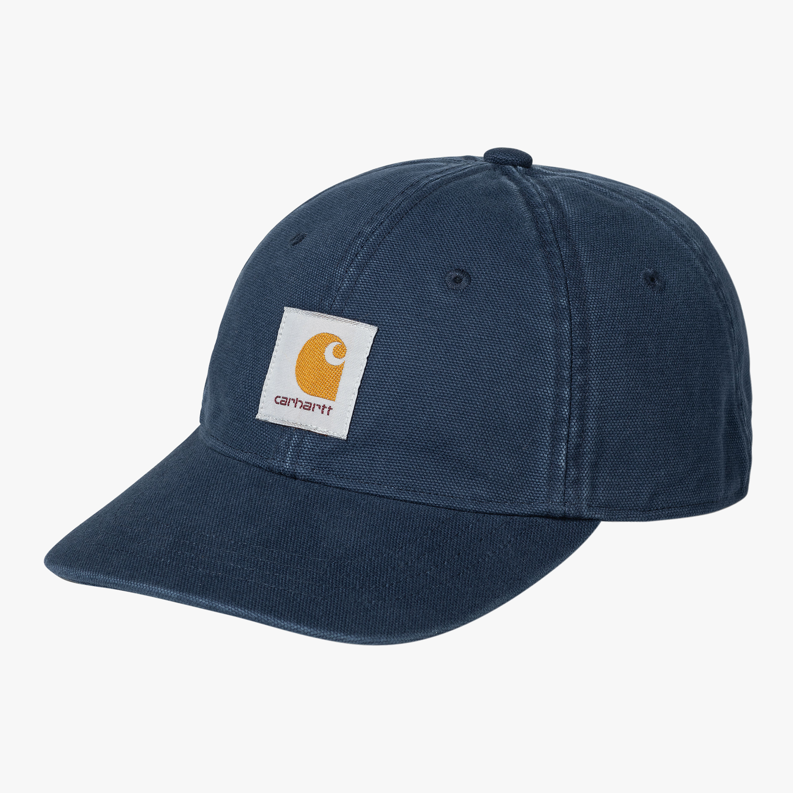 CARHARTT WIP CANVAS 6-PANEL CAP BLUE STONE WASHED