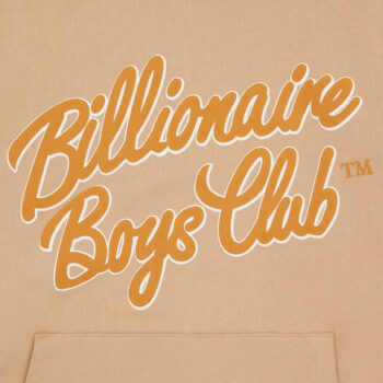 Billionaire Boys Club Script Logo Popover Hoodie Tan