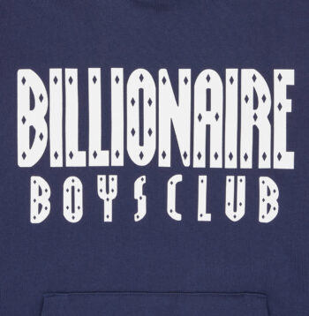 Billionaire Boys Club Straight Logo Popover Hood Navy