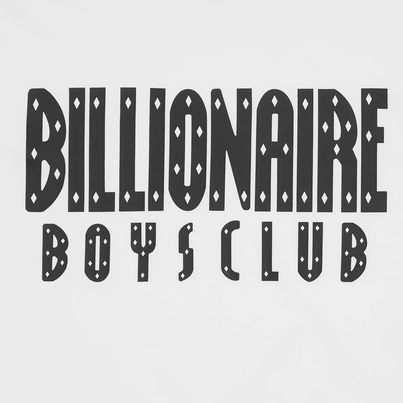 Billionaire Boys Club Straight Logo T-Shirt White