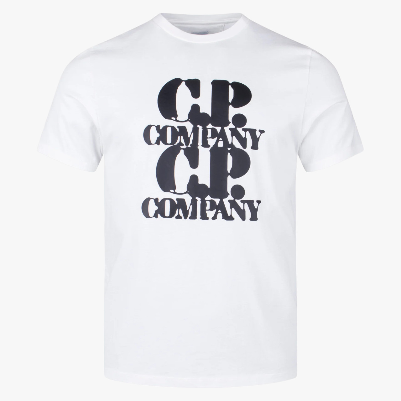 C.P. Company 301 Jersey Graphic T-Shirt Gauze White