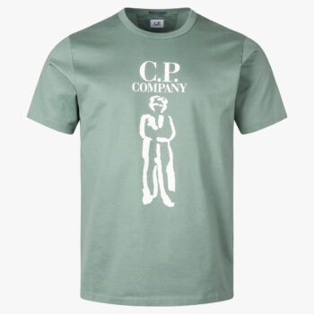C.P. Company 302 Mercerized Jersey Twisted British Sailor T-Shirt Green Bay