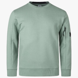 C.P. Company Diagonal Raised Fleece Sweatshirt Green Bay