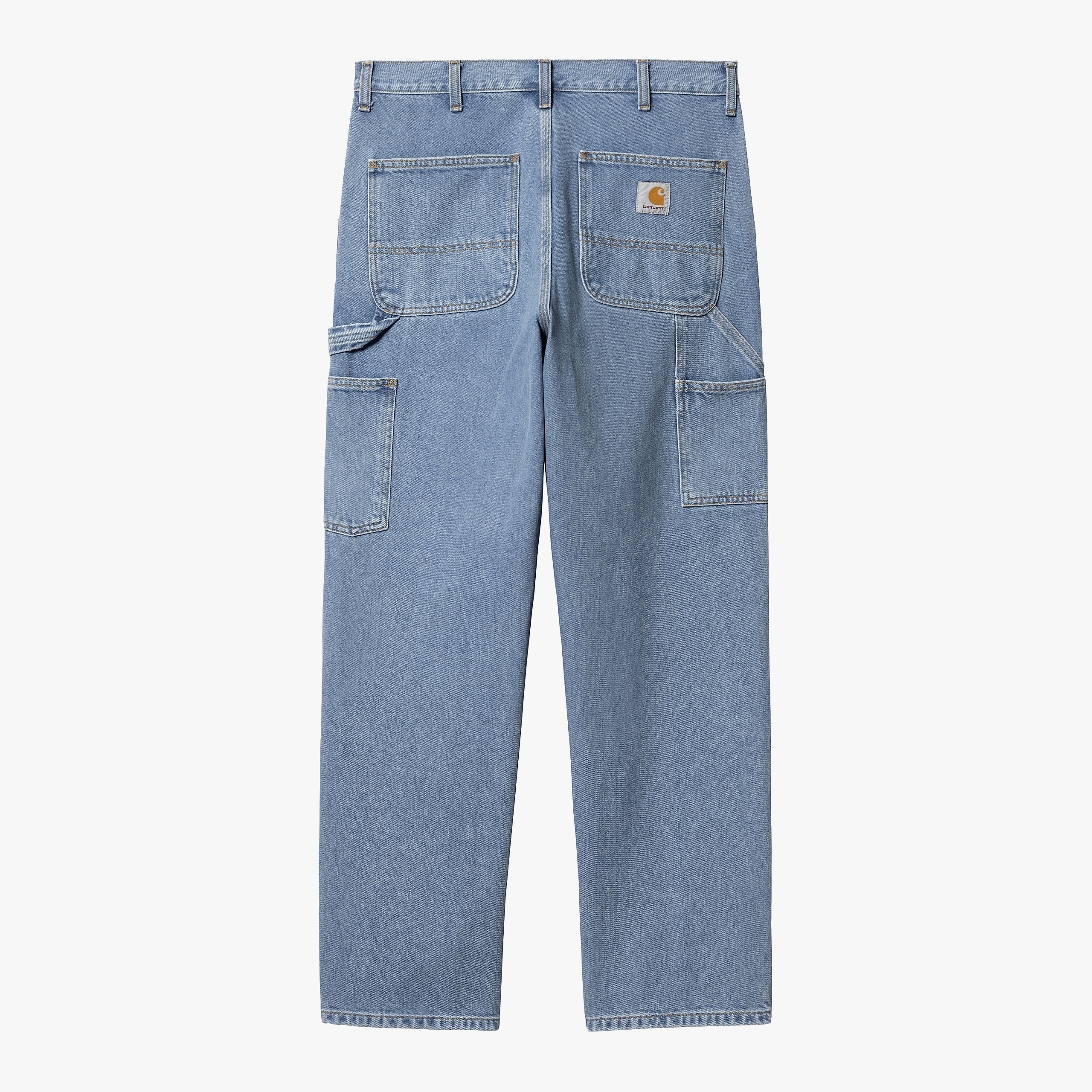 CARHARTT WIP DOUBLE KNEE PANT BLUE STONE BLEACHED