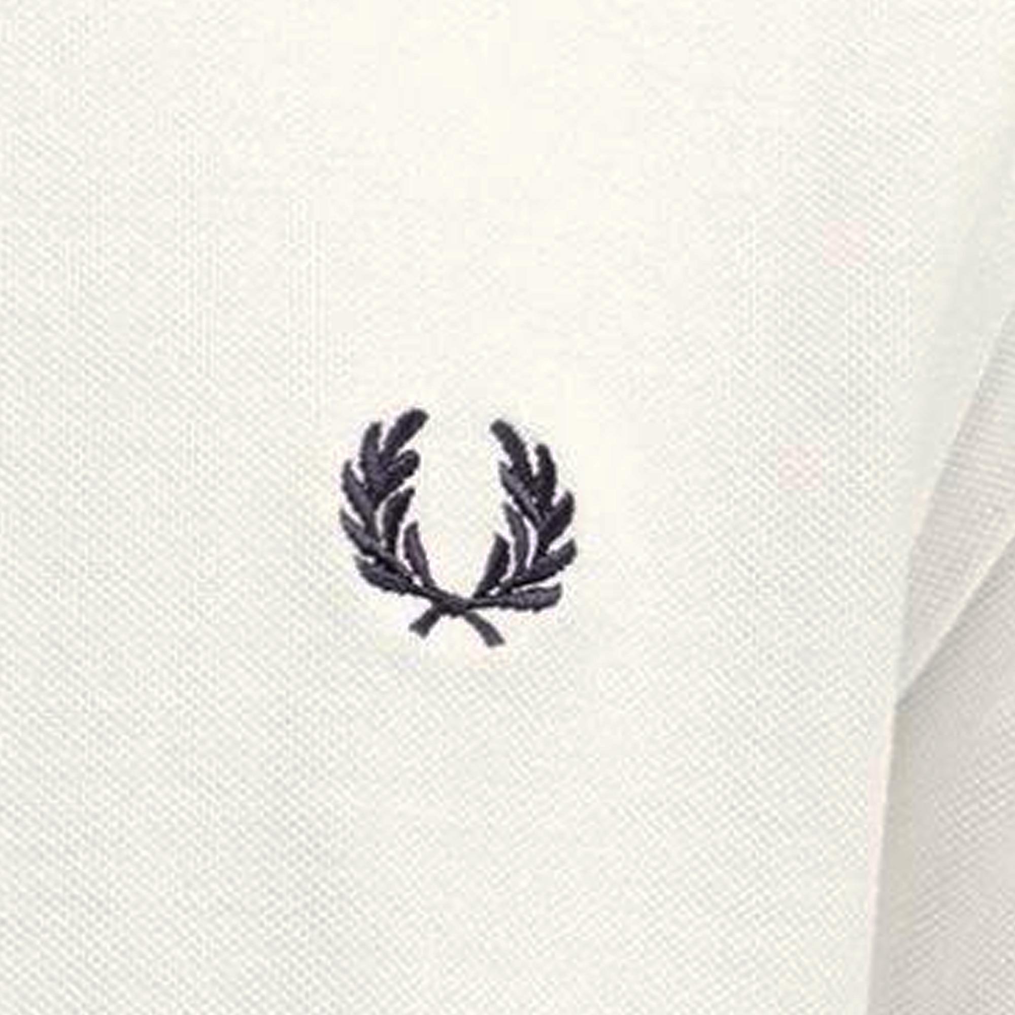 Fred Perry M3600 Twin Tipped Polo Shirt Snow White