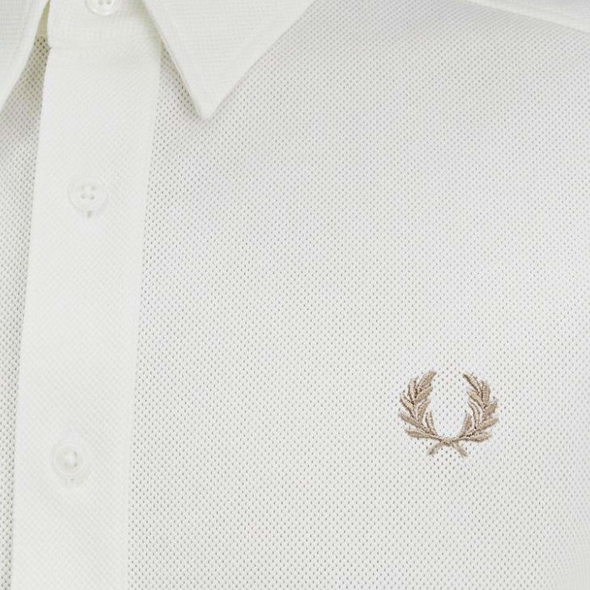 Fred Perry Pullover Shirt Snow White