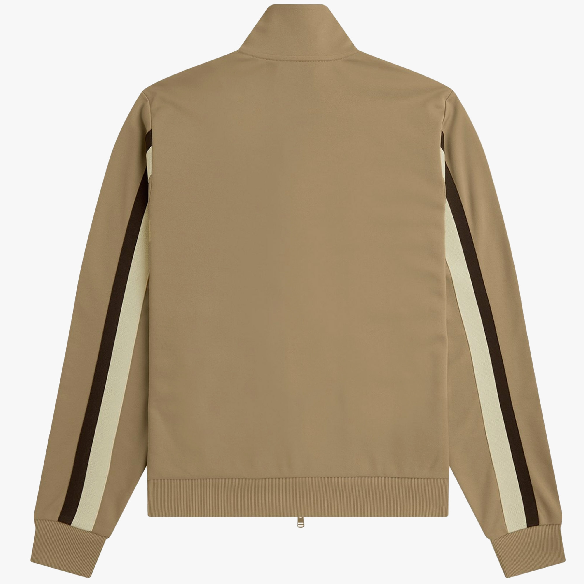 Fred Perry Tape Detail Track Jacket Warm Stone