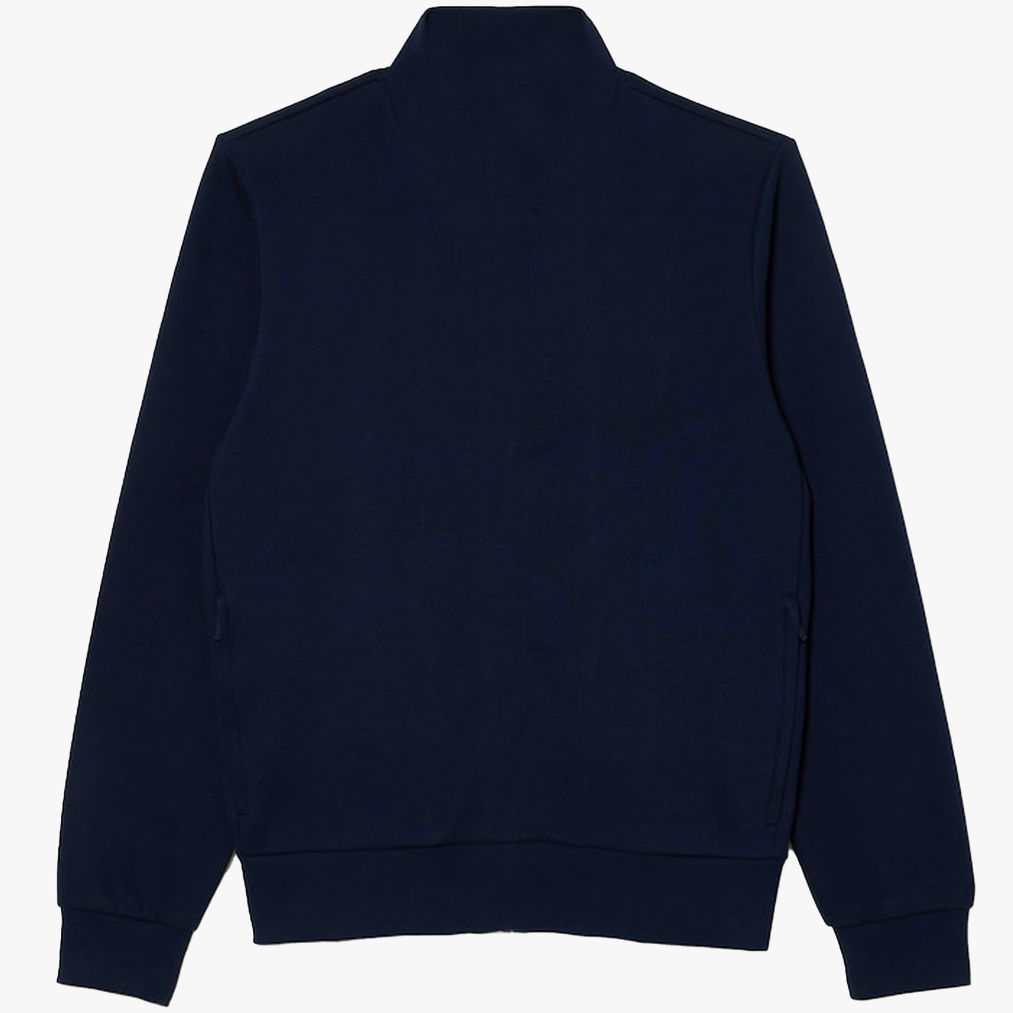 Lacoste Brushed Fleece Zipped Sweatshirt Marine