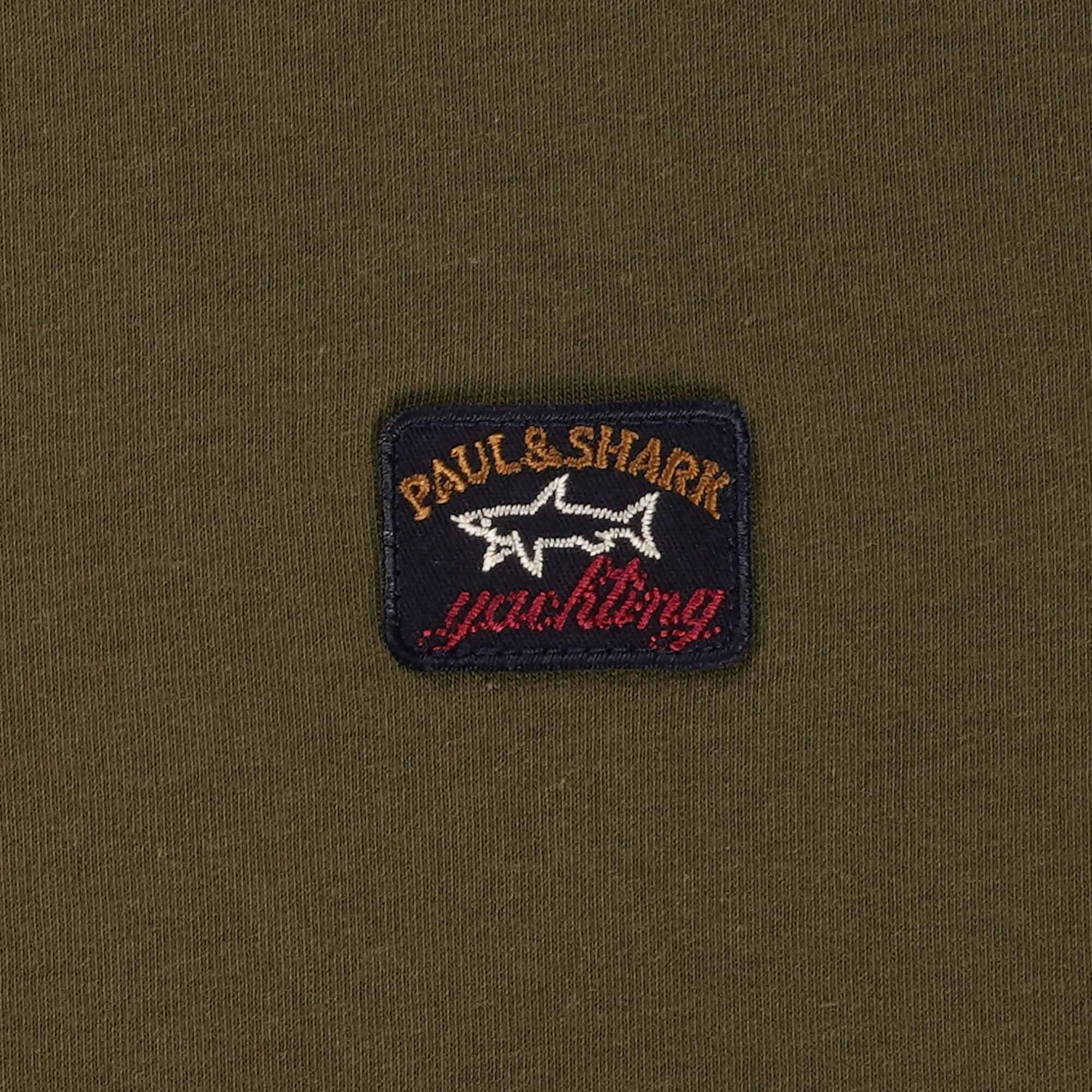 Paul & Shark Short Sleeve Cotton T-Shirt Khaki