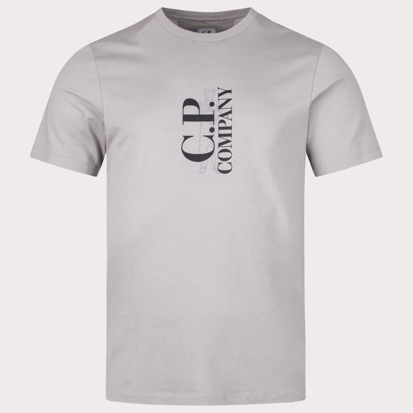 C.P. Company 301 Jersey British Sailor T-Shirt Drizzle Grey
