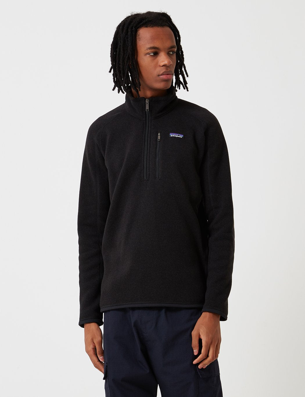 Patagonia Better Sweater 1/4 Zip Sweatshirt - Black - Black / XS