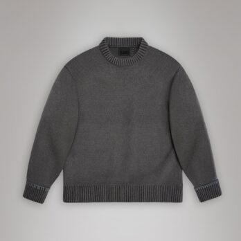 Rains Sowa Knit Crew Neck - Grey/Black