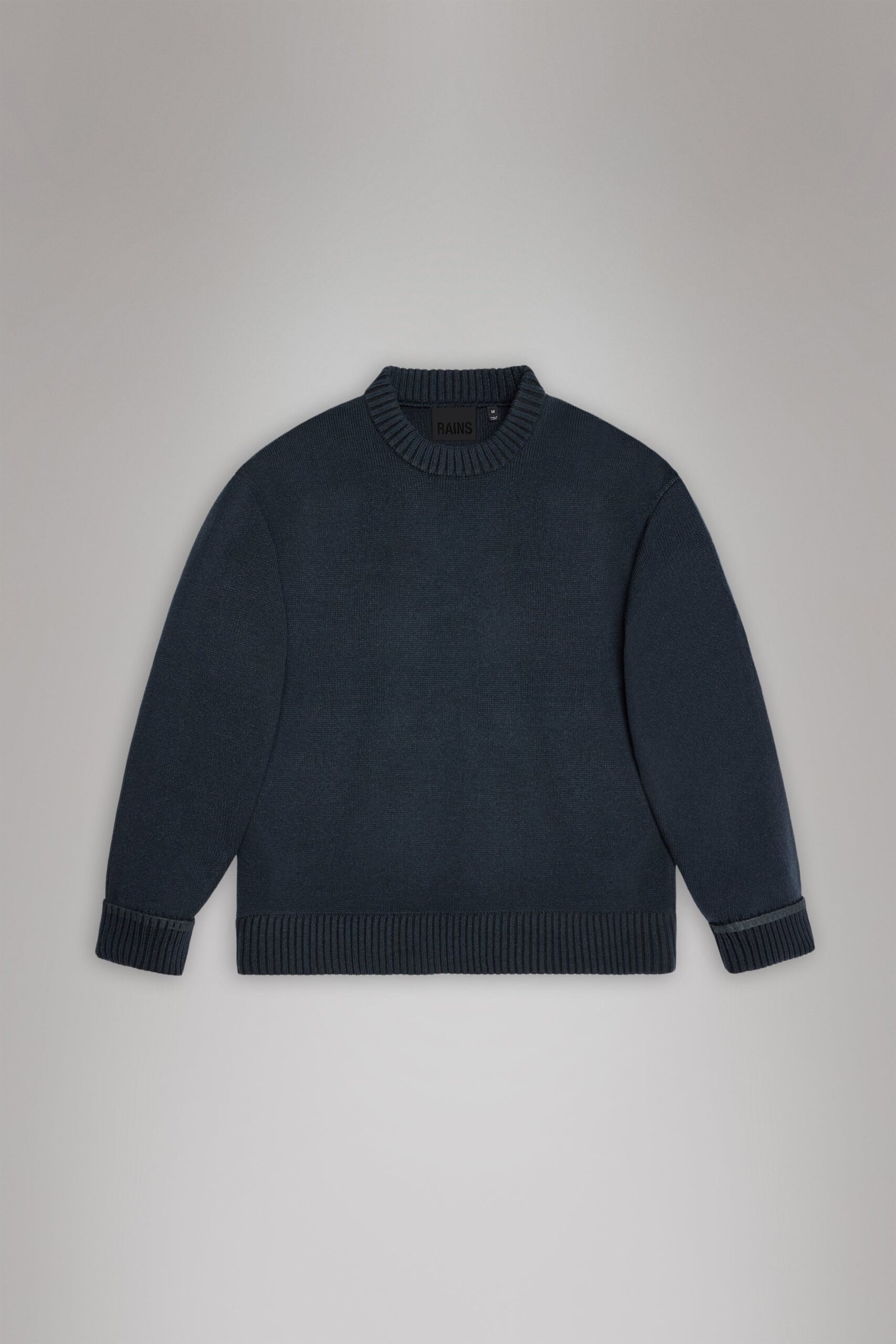 Rains Sowa Knit Crew Neck - Navy/Black