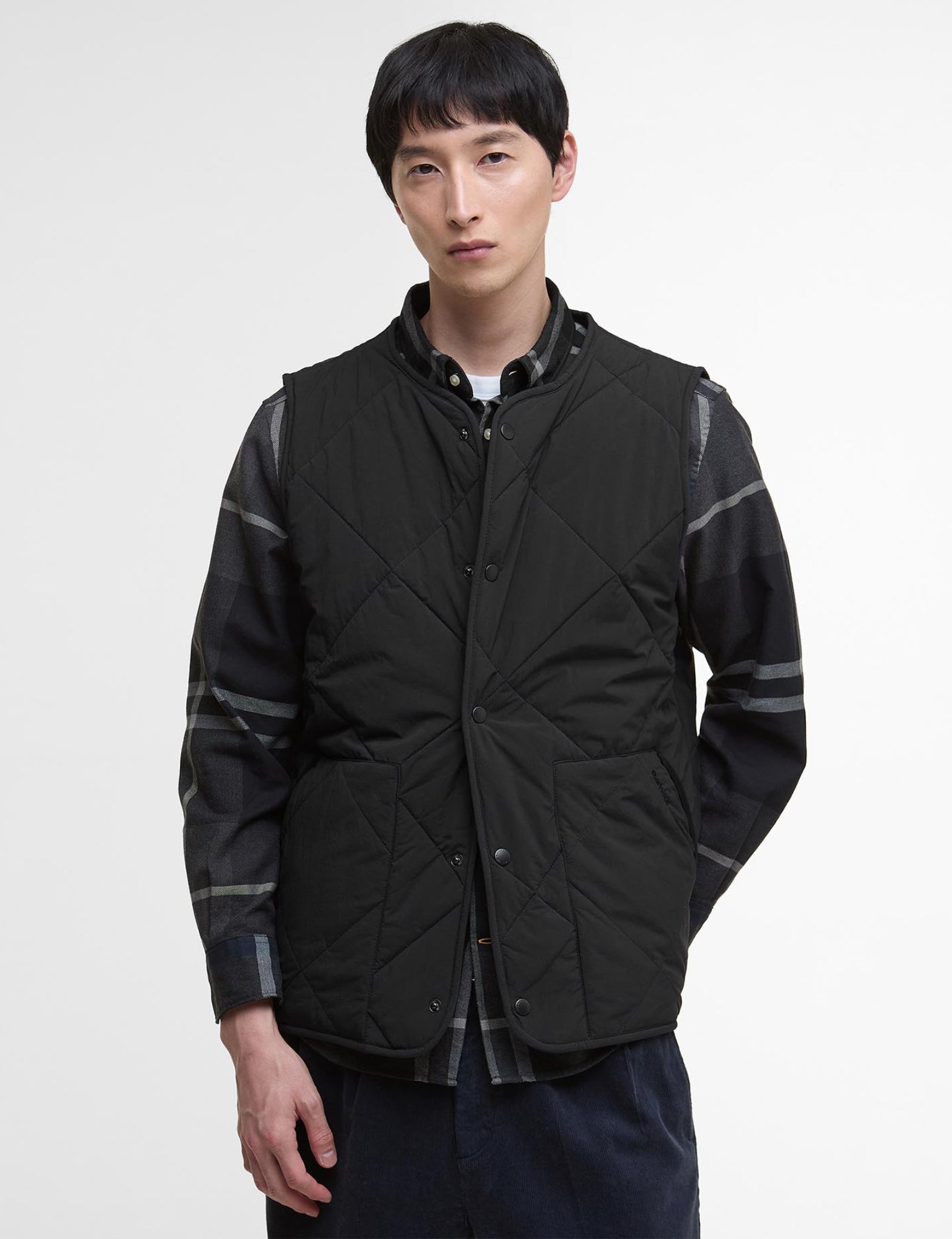 Barbour Modified Liddesdale Quilted Gilet - Black - Black / S (38")