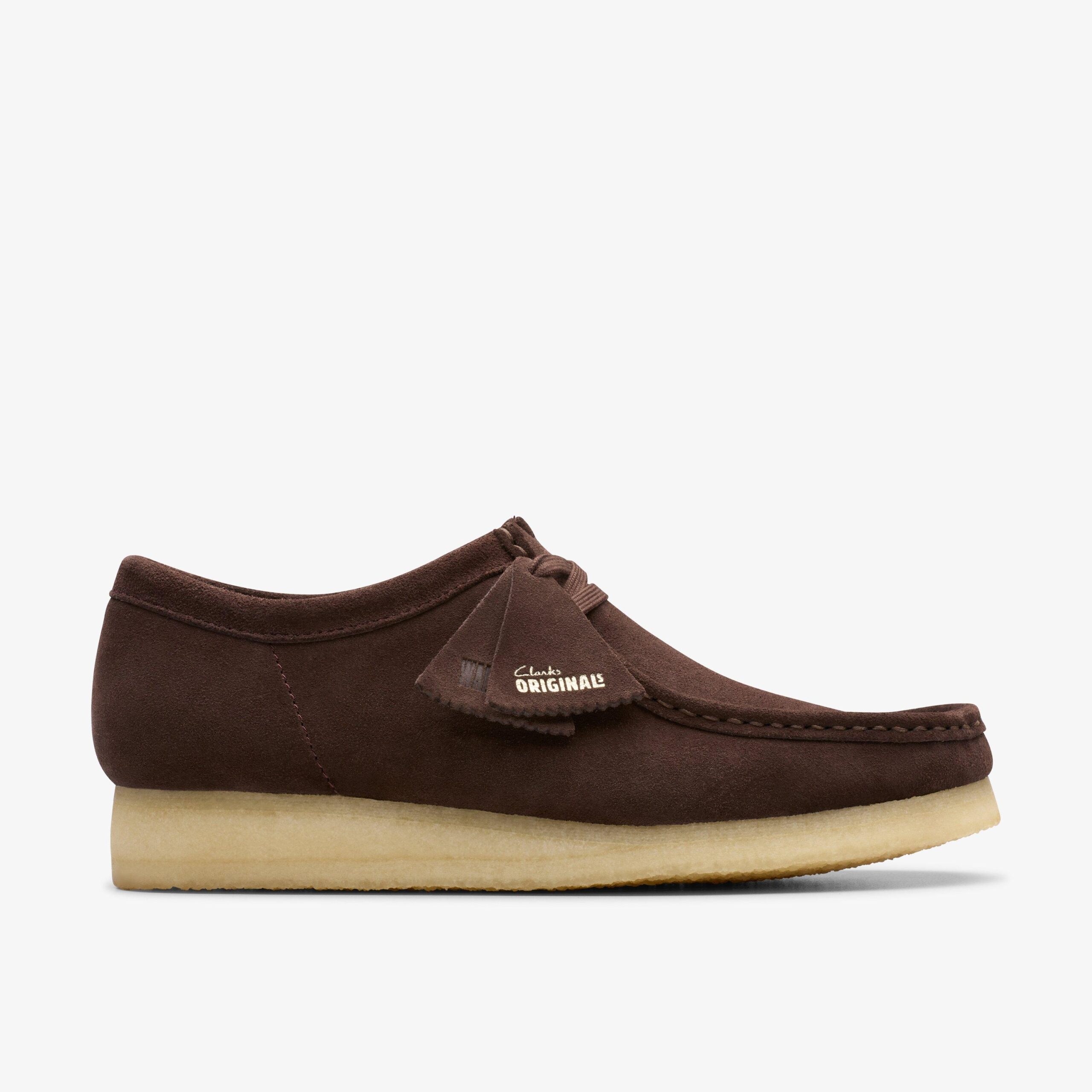 Clarks Originals Wallabee Dark Brown Suede