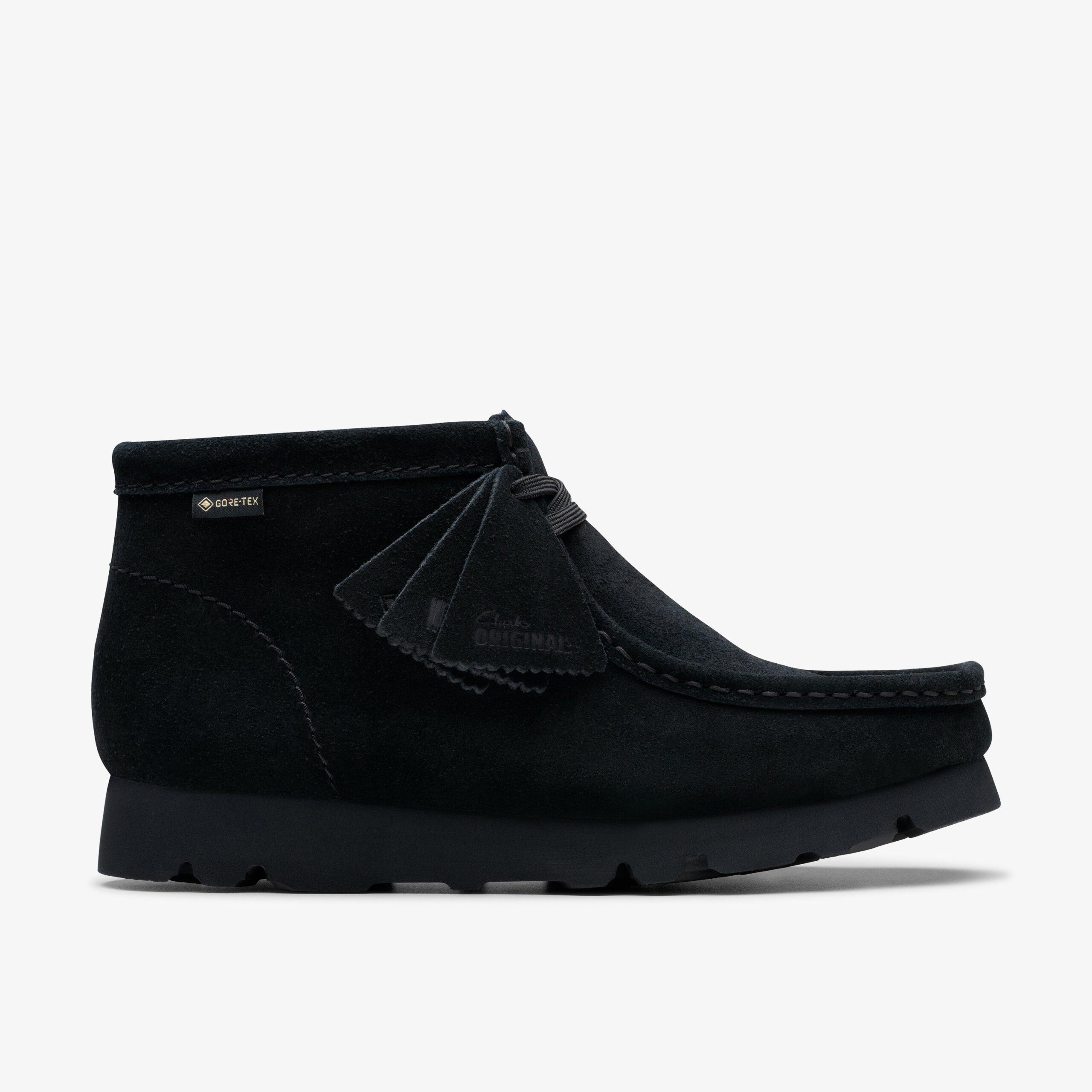 Clarks Originals Wallabee Boot GORE-TEX Black Suede