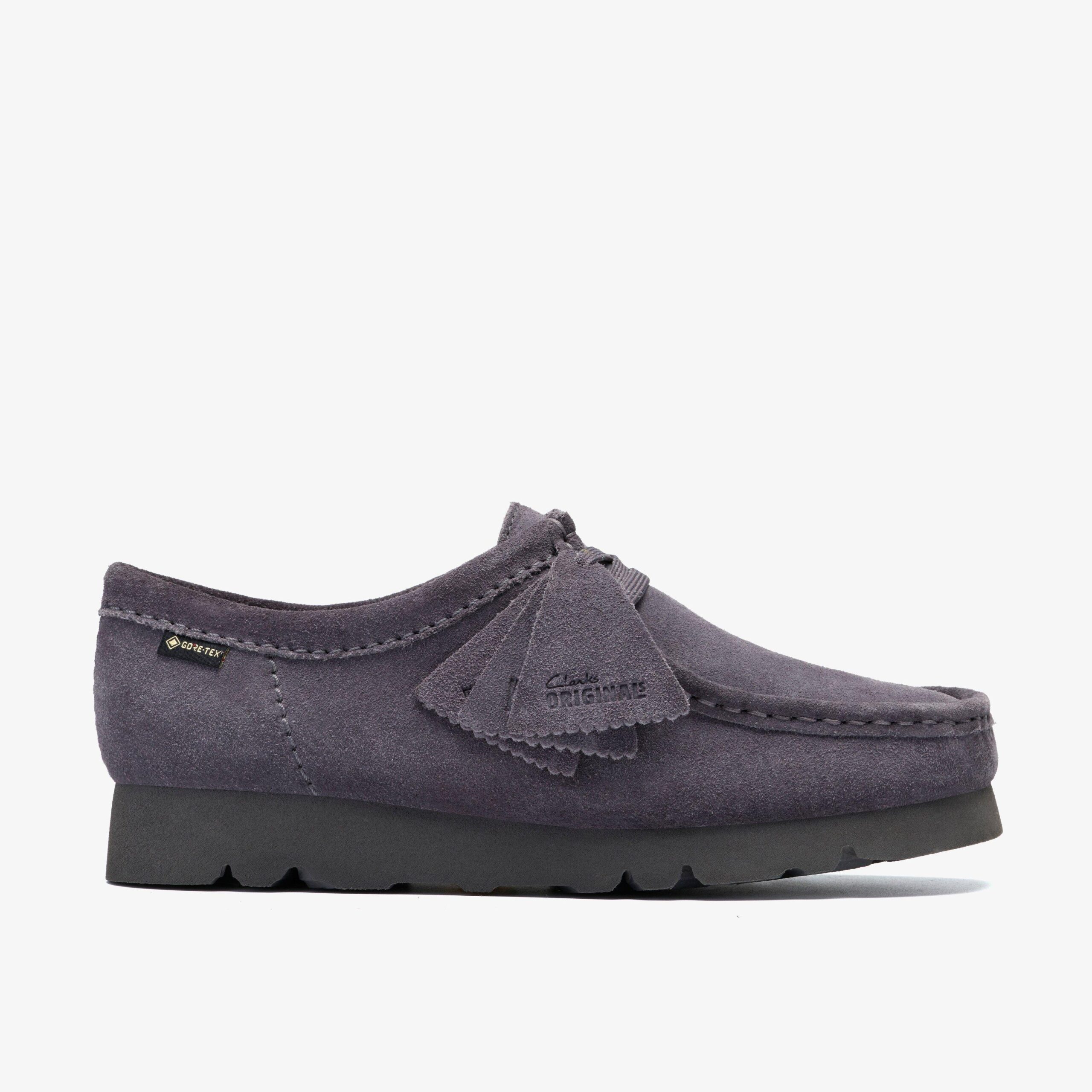 Clarks Originals Wallabee GORE-TEX Purple Grey Suede